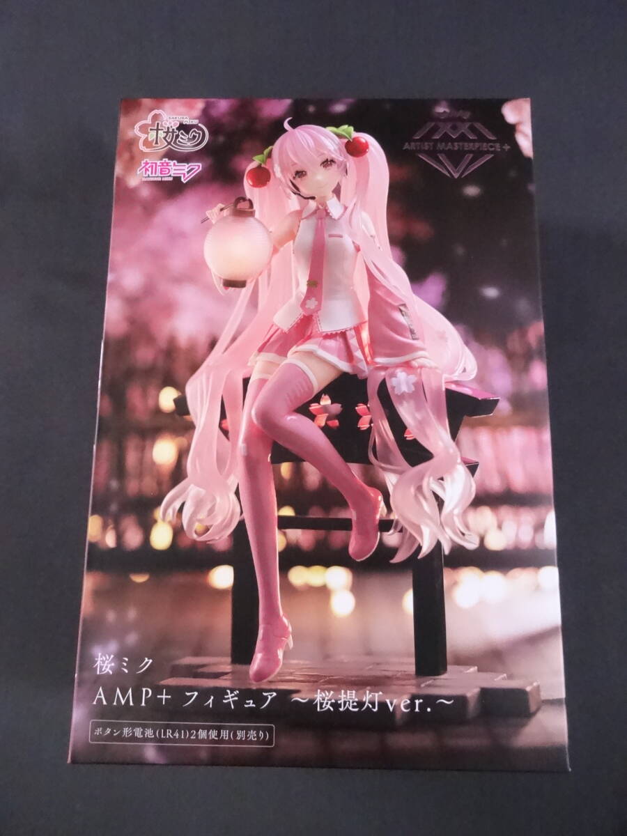 08/H614* Sakura Miku AMP+ фигурка ~ Sakura фонарь ver.~* нераспечатанный 