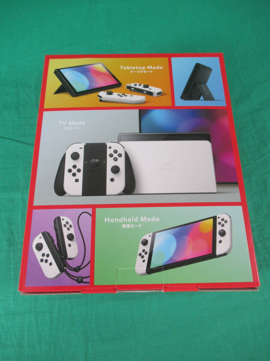 60/Q842* Nintendo switch body *Nintendo Switch body have machine EL model White white *HEG-S-KAAAA* outer box damage equipped * unused goods 