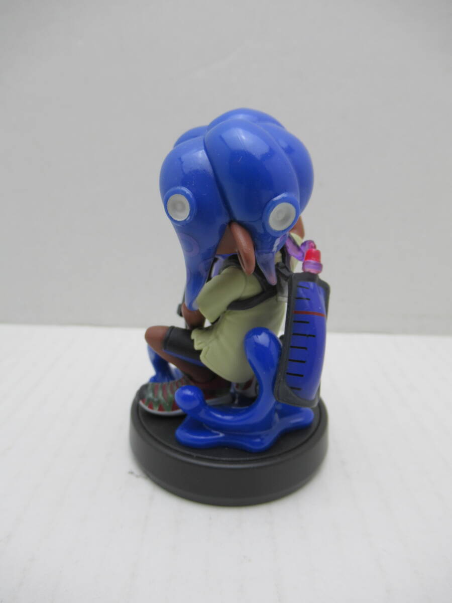 61/Q956★amiibo アミーボ スプラトゥーンシリーズ【オクトリング:ブルー】★アミーボ本体 単品★動作確認済/初期化済 中古_画像2