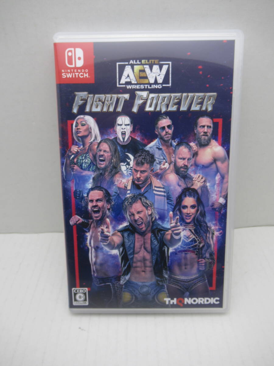 59/R811*AEW:Fight Forever / AEW:faito four ever *Nintendo Switch Nintendo switch *THQ Nordic* secondhand goods use item 