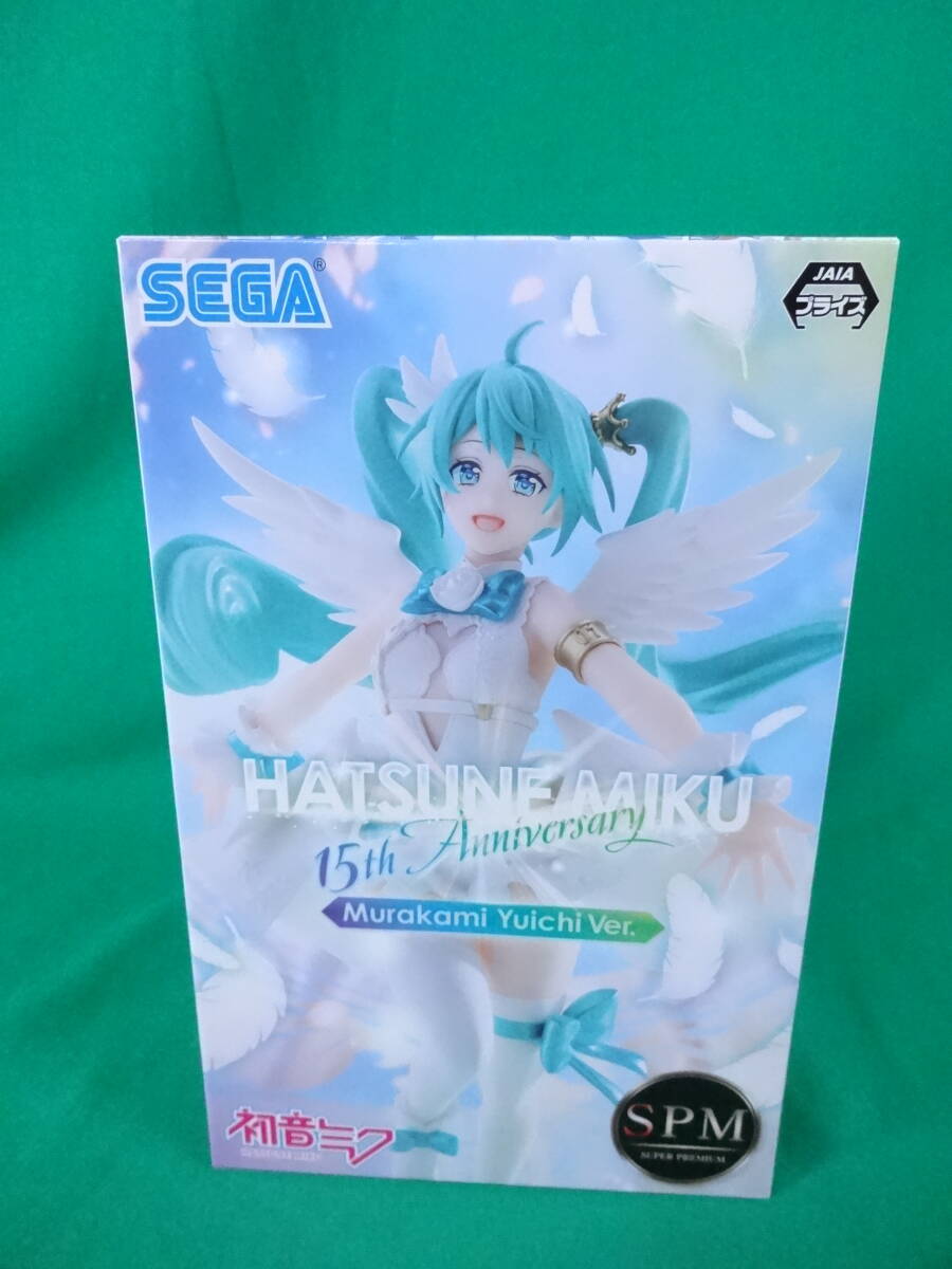 08/H058* Hatsune Miku super premium figure * Hatsune Miku 15th Anniversary~ Murakami ...Ver.* unopened 