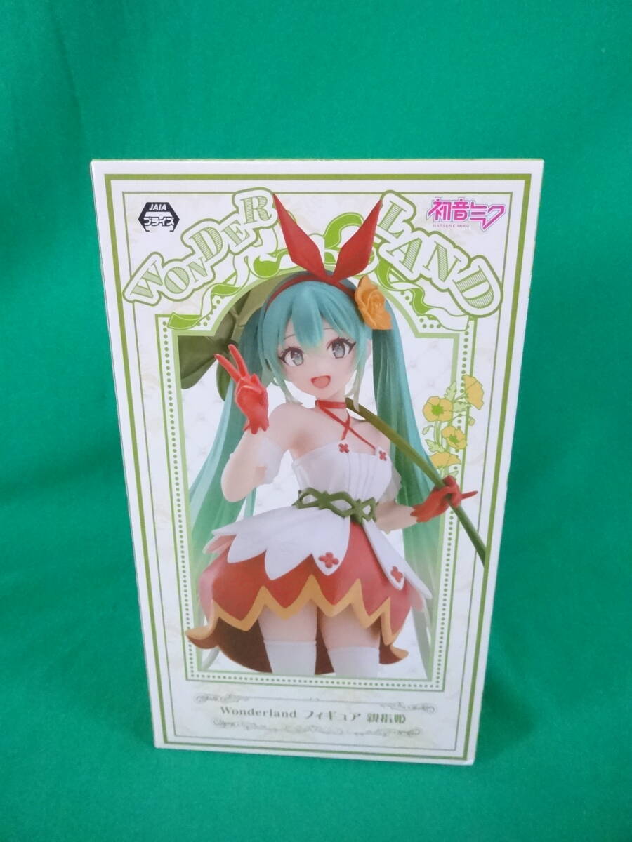 08/H064* Hatsune Miku Wonderland figure parent finger .* unopened 