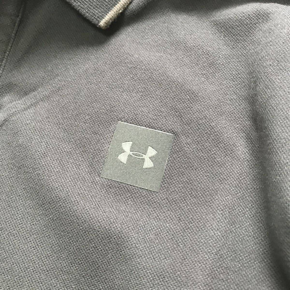 ♯C045新品【メンズM】アンダーアーマー（UNDERARMOUR）速乾 軽量 ドライ UAエース ポロ ゴルフ プレーオフ ポロシャツ 定価8250円_画像4