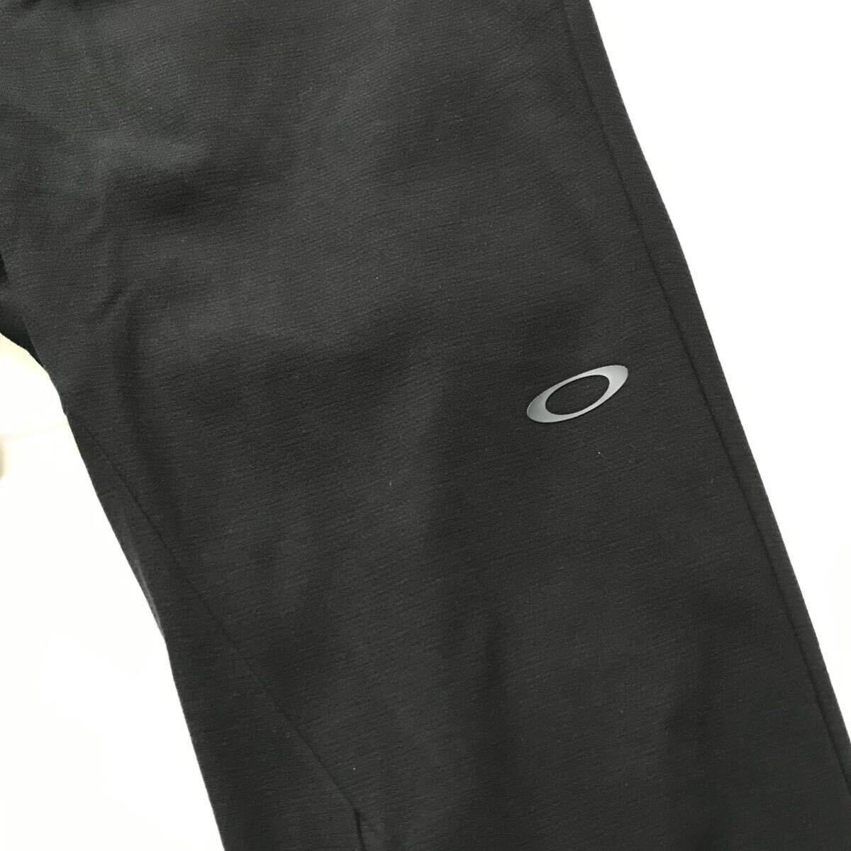 ●M220新品【メンズL】黒 オークリー（OAKLEY）ゴルフ アンクル ニット パンツ スウェット Hydrolix 吸水速乾性能 ベルトレス(0)の画像5
