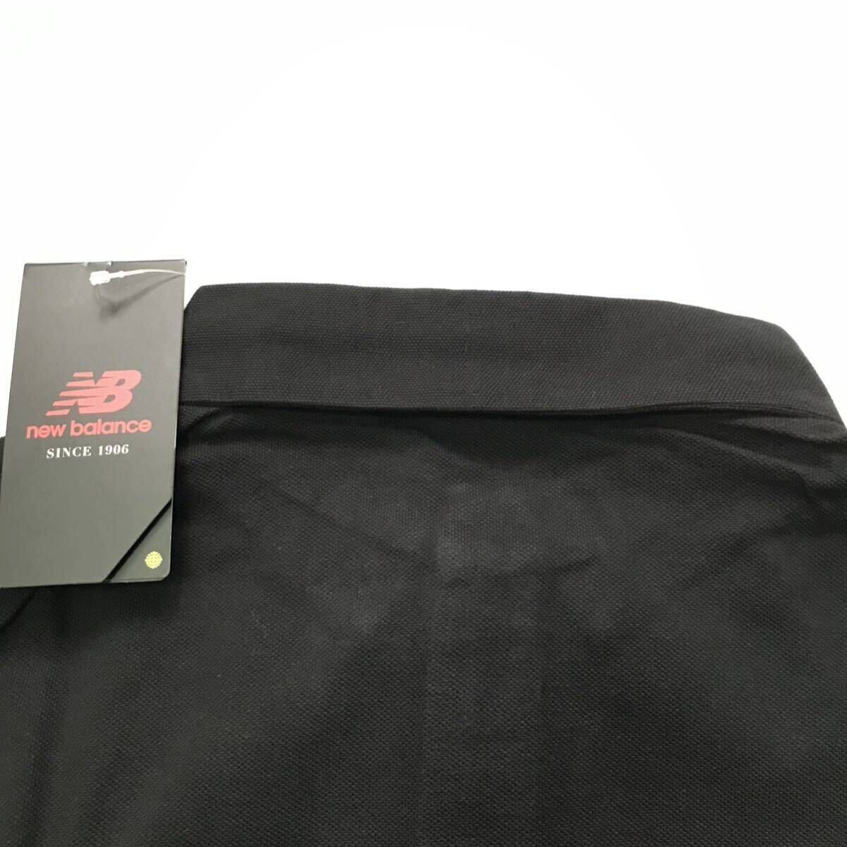 VS199 новый товар [ Япония L размер ] чёрный New balance Golf new balanc простой рубашка-поло kanoko короткий рукав . пот скорость . вышивка Logo хлопок 100%(0)