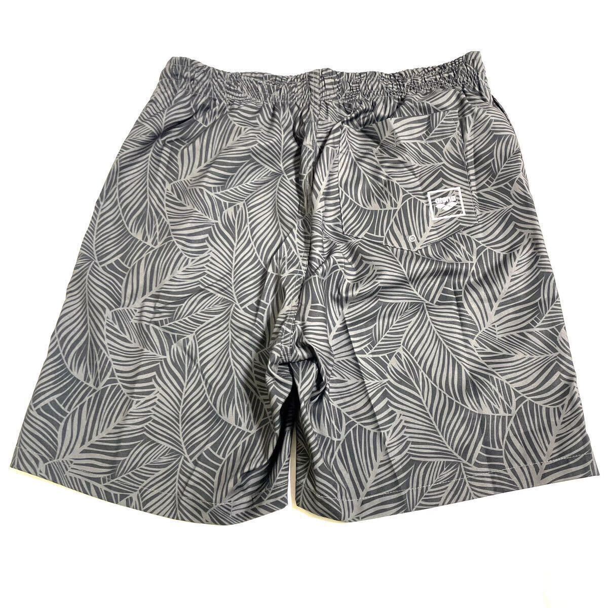 ☆242新品【メンズXL(O)】総柄 黒 ARENA BEACHSIDE LIFESTYLE ハーフパンツ 7inch ショーツ ビーチサイド ライフスタイル_画像5