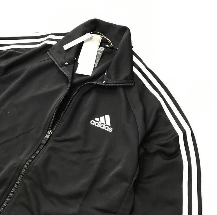 ◎008新品【メンズL】 黒ブラック adidas アディダス 上下セット ジャージ セットアップ スリーライン オールシーズン トラックスーツ_画像3