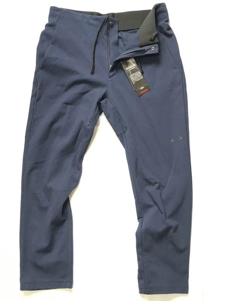 *M227 new goods [ men's M] navy blue Oacley (OAKLEY) Golf ankle knitted pants sweat Hydrolix. water speed . performance belt less (0)