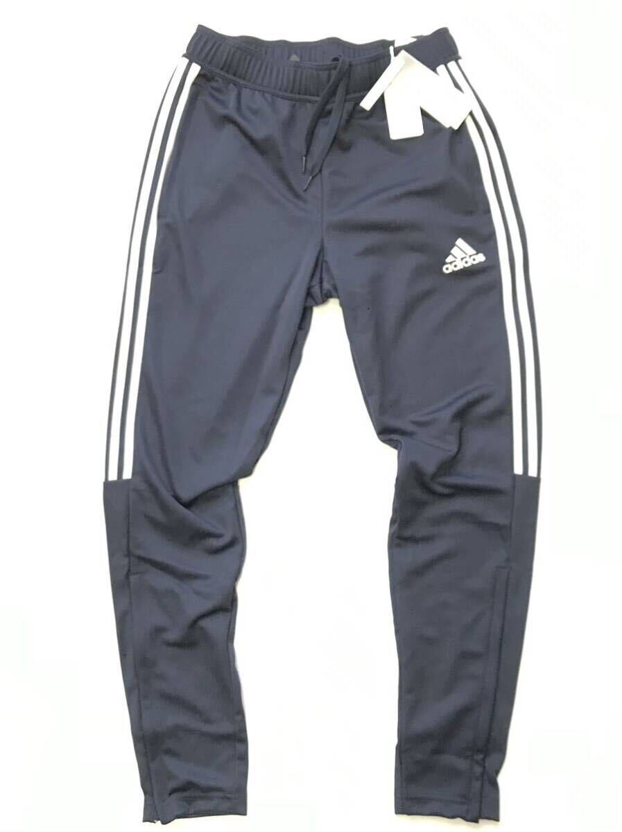 ▲B236新品 正規品 【メンズXL】 紺 adidas アディダス ゴルフに最適 ジャージ パンツ スリーライン 春夏 スリムテーパード_画像4