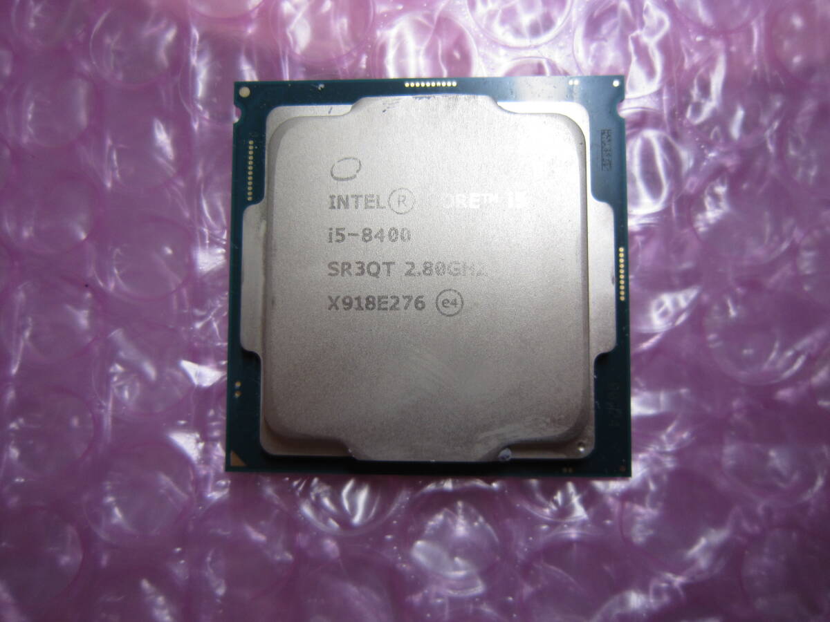 1300★CPU Intel Core i5 8400 2.80GHZ SR3QT 動作品の画像1
