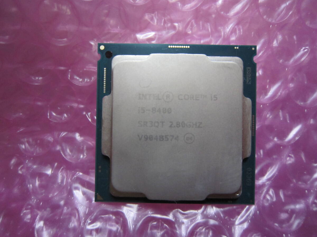 1331★CPU Intel Core i5 8400 2.80GHZ SR3QT 動作品の画像1