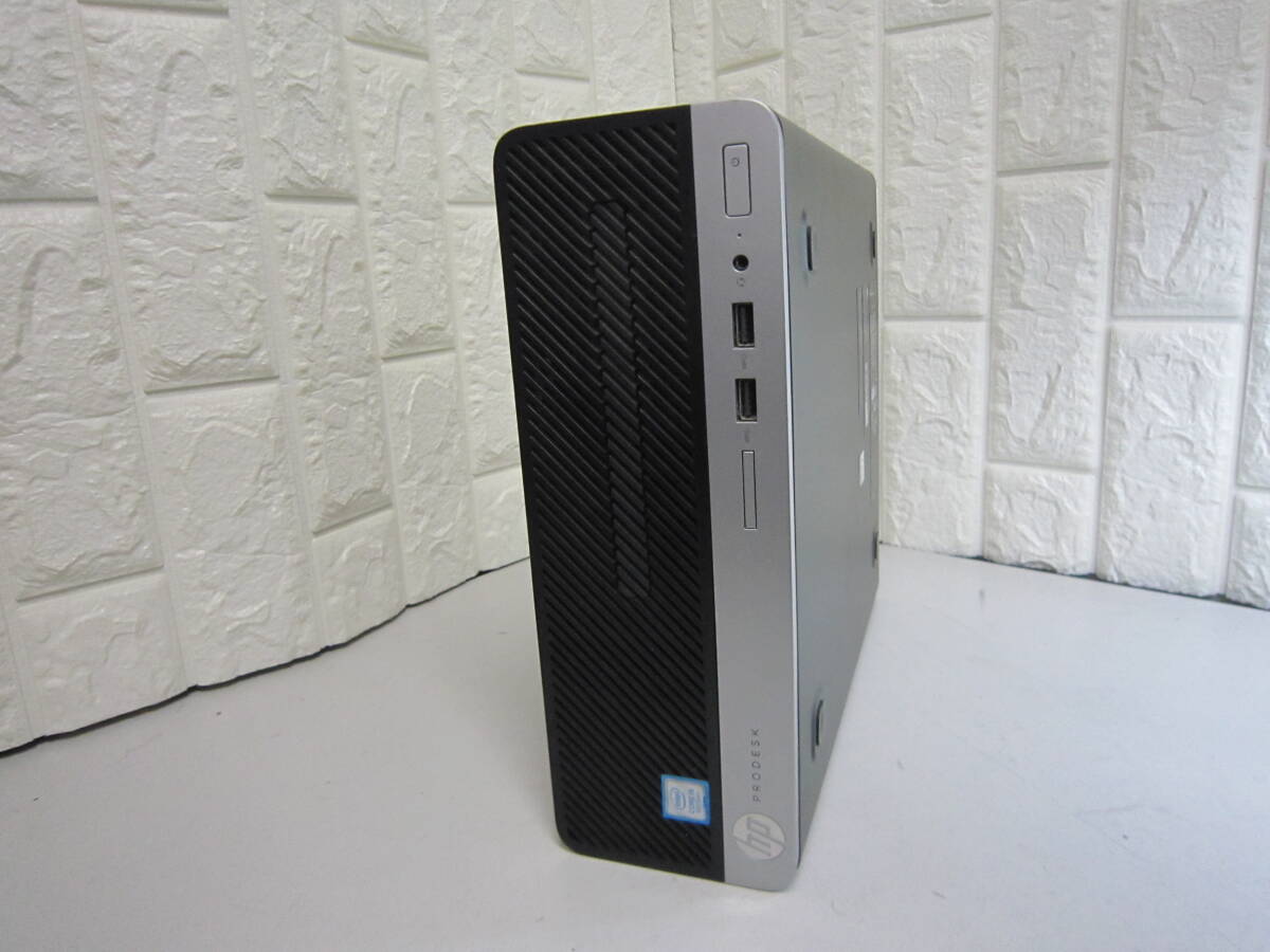 1348★HP ProDesk 400 G5 SFF Core i5 8500 HDD/無 メモリ/4GB　BIOS確認_画像1