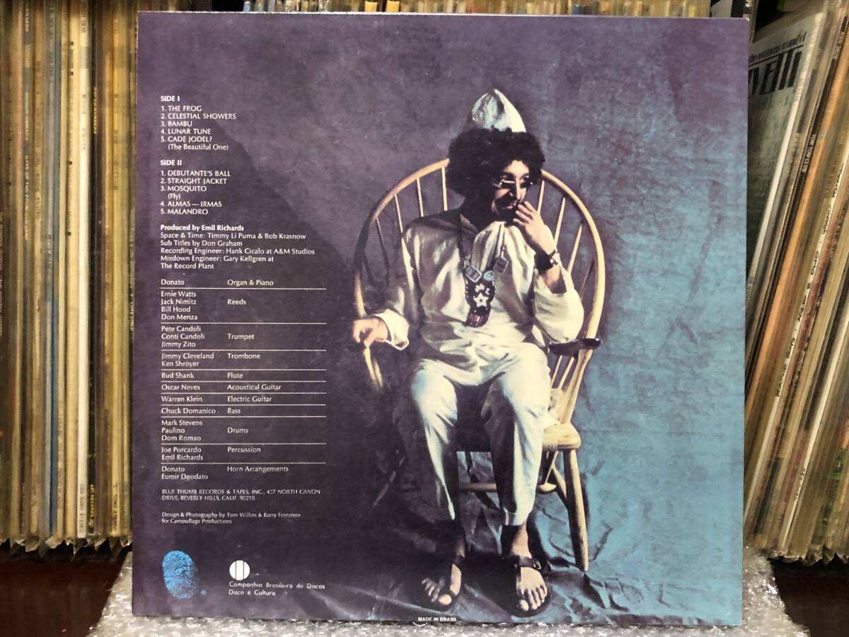 JOAO DONATO / A BAD DONATO / BRASIL盤 / BLUE THUMB RECORDS / 重量盤 / " THE FROG " / 美品 / 貴重 / BTS-8821_画像2