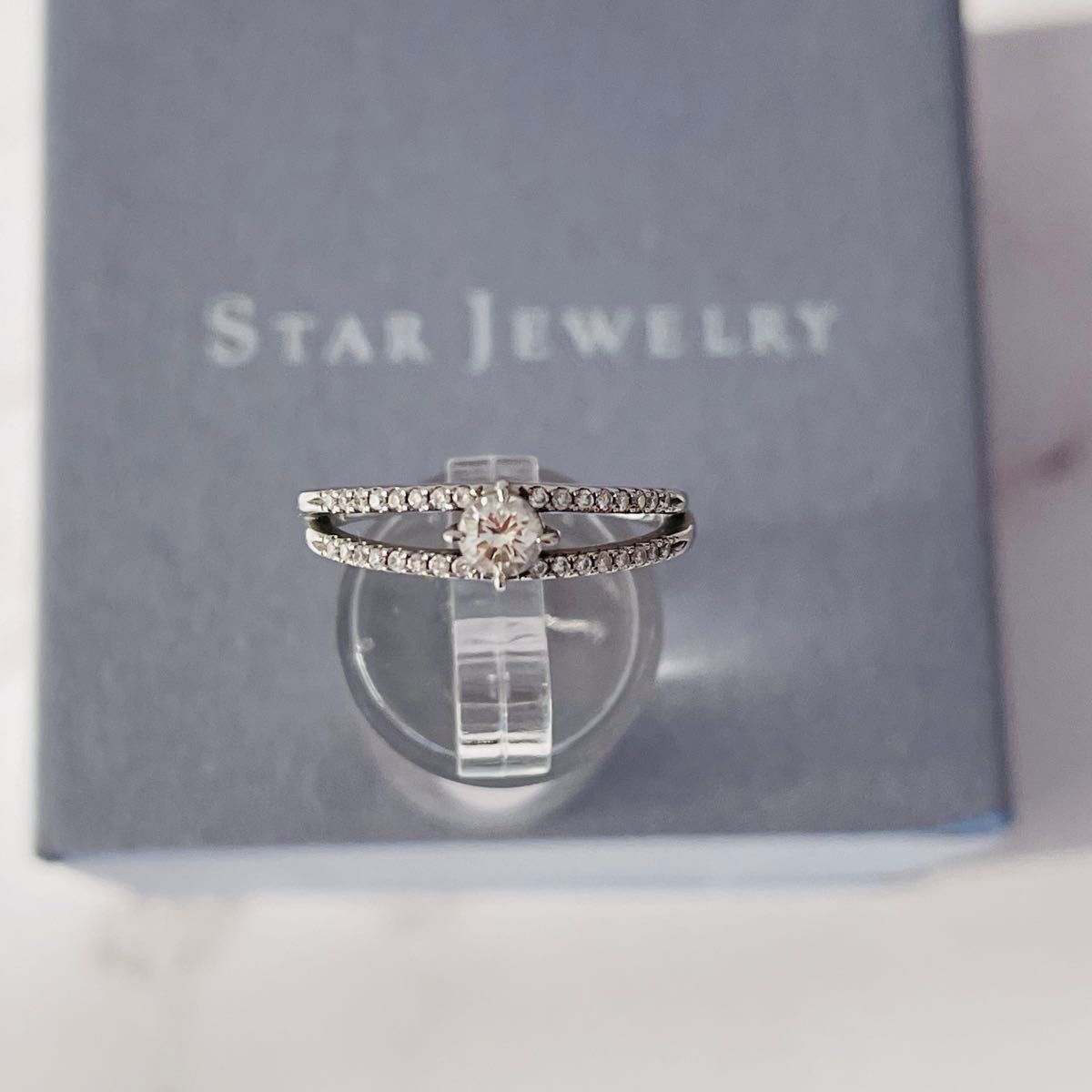 スタージュエリープラチナリングSTAR JEWELRY 指輪 11号 ダイヤモンド