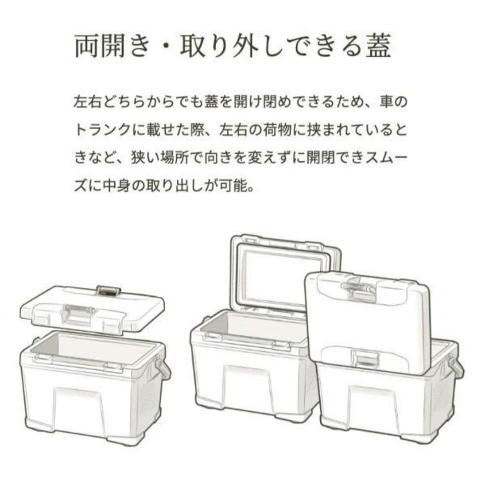 SIMANO VACILAND ST 40L カーキ NX-340W シマノ ヴァシランド クーラーボックス 日本製 ICEBOX上位モデルの画像5