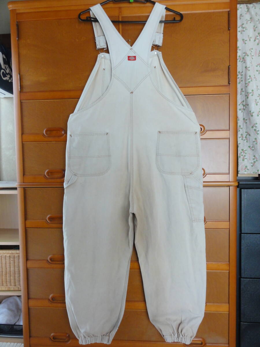 古着 Dickies ディッキーズ オーバーオール #DB100 リンスブラウン 42X32 サロペット つなぎ ビックサイズ 大きいサイズ USA USDM 作業着_画像5