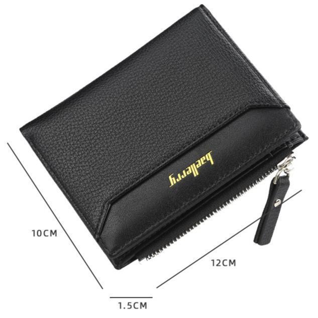 二つ折り財布 メンズ ミニ財布 軽量 手のひらサイズ 大容量 Mi1_画像4