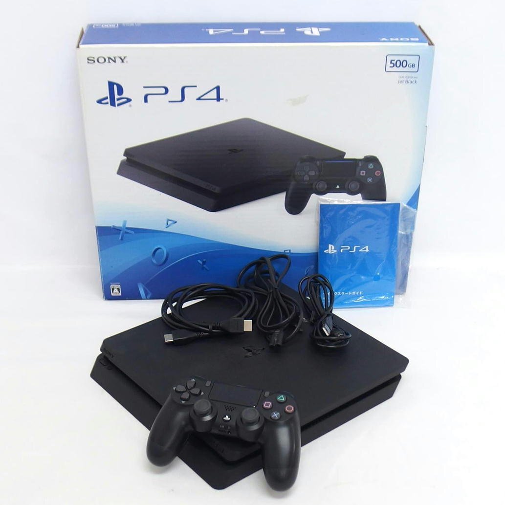 1円【一般中古】SONY ソニー/PS4 500GB ジェットブラック 2000番台②　プレステ/CUH-2000A/04_画像1