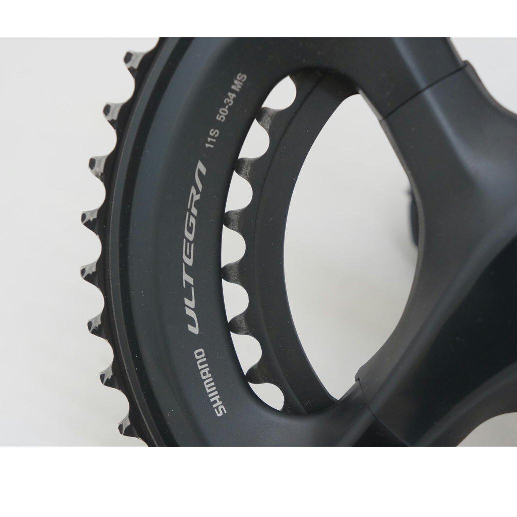 1円【一般中古】Shimano シマノ/クランクセット ULTEGRA アルテグラ 170mm/FC-R8000 11S 50-34 MS/09_画像4