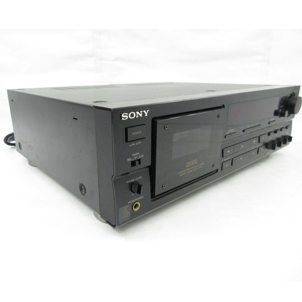 1 jpy [ Junk ]SONY Sony / cassette deck /TC-K222ESL/06