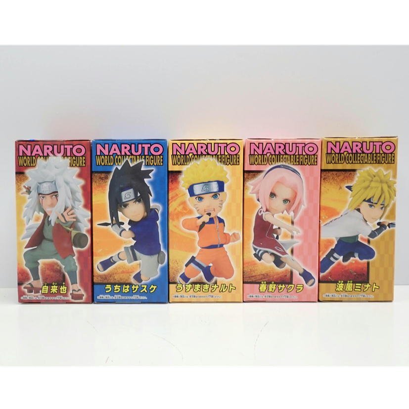 1 jpy [ unused ]BANDAI NARUTO Naruto 20th world collectable figure wa-kore all 5 kind set /62