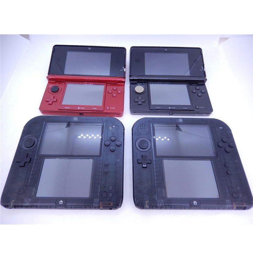 1円【ジャンク】Nintendo /ニンテンドー3DS 2DS 4台セット/CTR-001 FTR-001/85_画像1