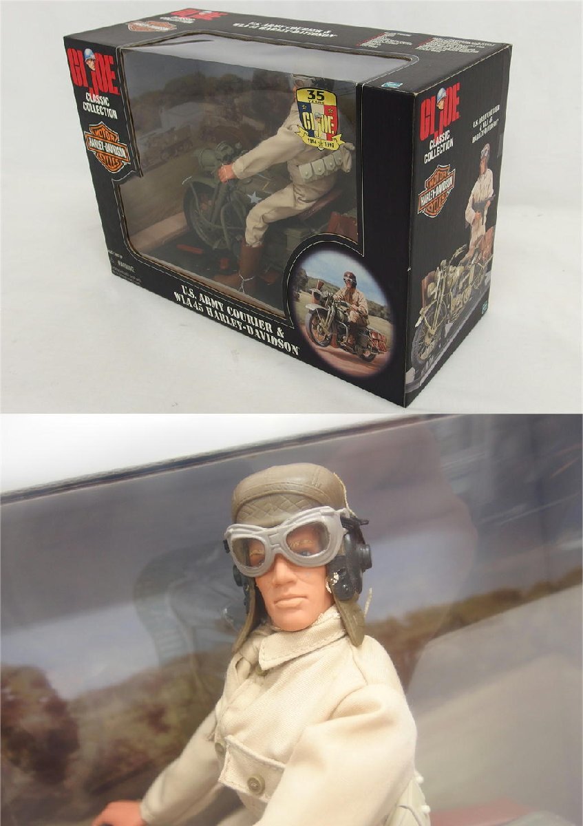 1 иен [ Junk ] фигурка GI.JOE U.S.ARMY COURIER&WLA45 Harley Davidson /81477/04