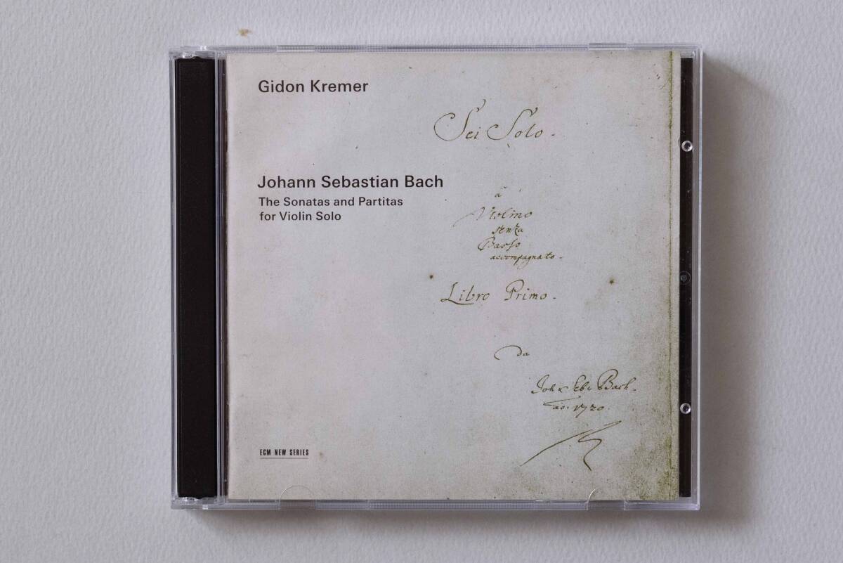 Gidon Kremer / Johan Sebastian Bach:the Sonatas & Partitas for Violin Solo クレーメル/ バッハヴァイオリン・ソナタ＆パルティータの画像2