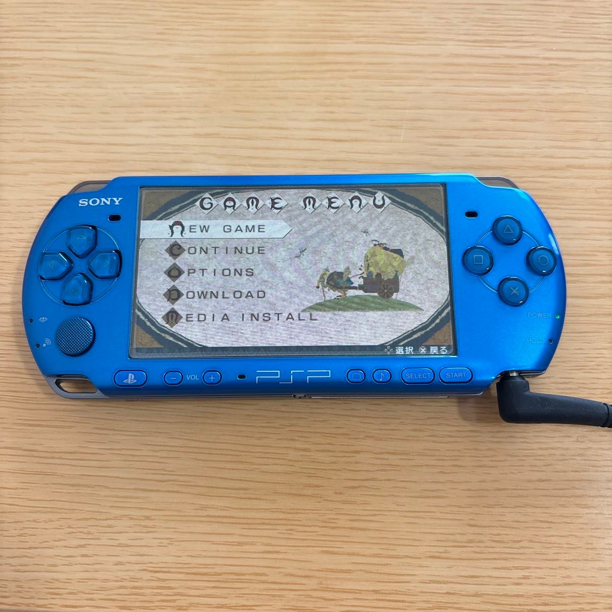 PSP3000 青  ブルー 動作確認済み