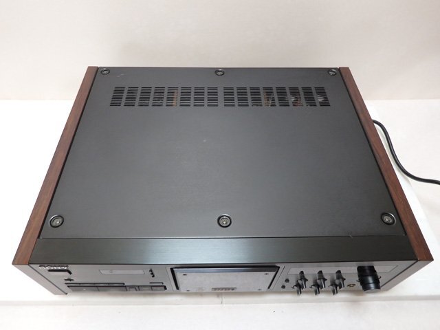 ジャンク品 SONY ソニー TC-K555ESG カセットデッキ リモコン付きの画像5