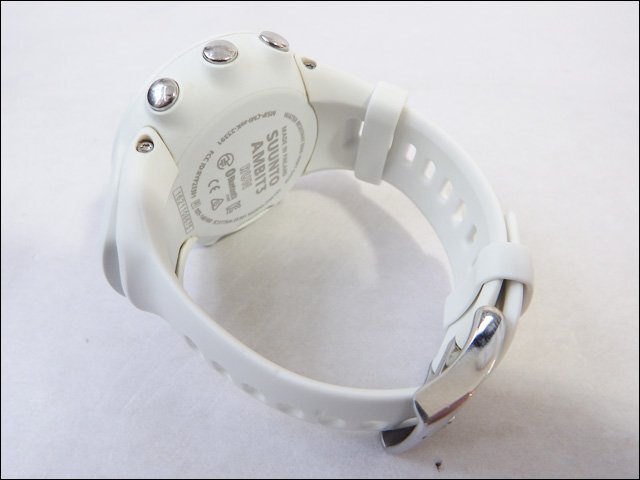  beautiful goods SUUNTO/ Suunto *SUUNTO AMBIT3 RUN WHITE HR/ running for GPS watch * smart watch digital wristwatch 
