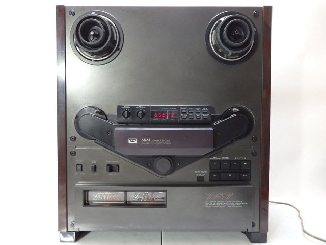 ジャンク品 AKAI アカイ GX-747 オープンリールデッキ 説明書付き_画像2