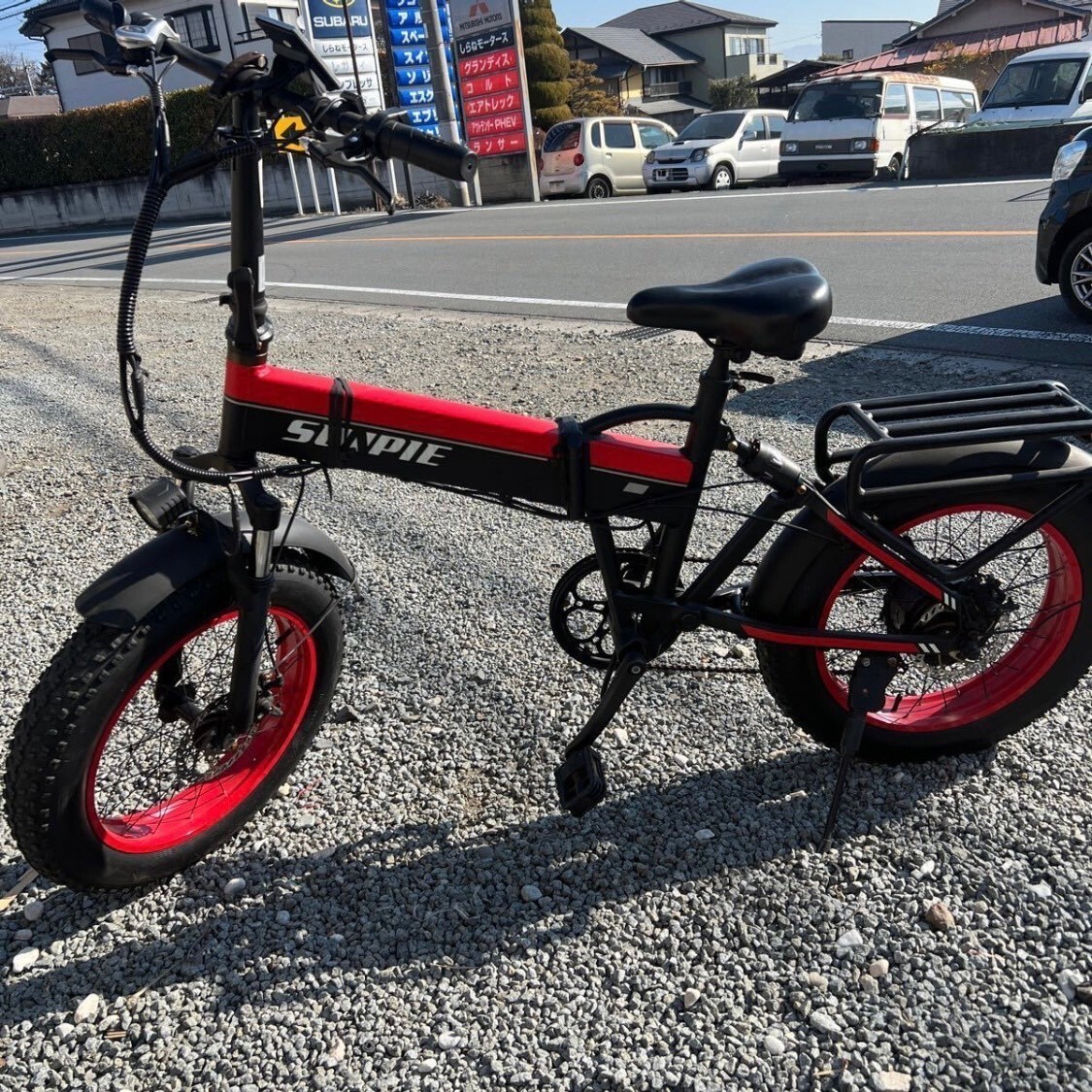 現状品　自転車　20×4.0 SUNPIE-JP　SUNPIE 　バッテリー無し 格安売り切りスタートs 引き取り大歓迎_画像1