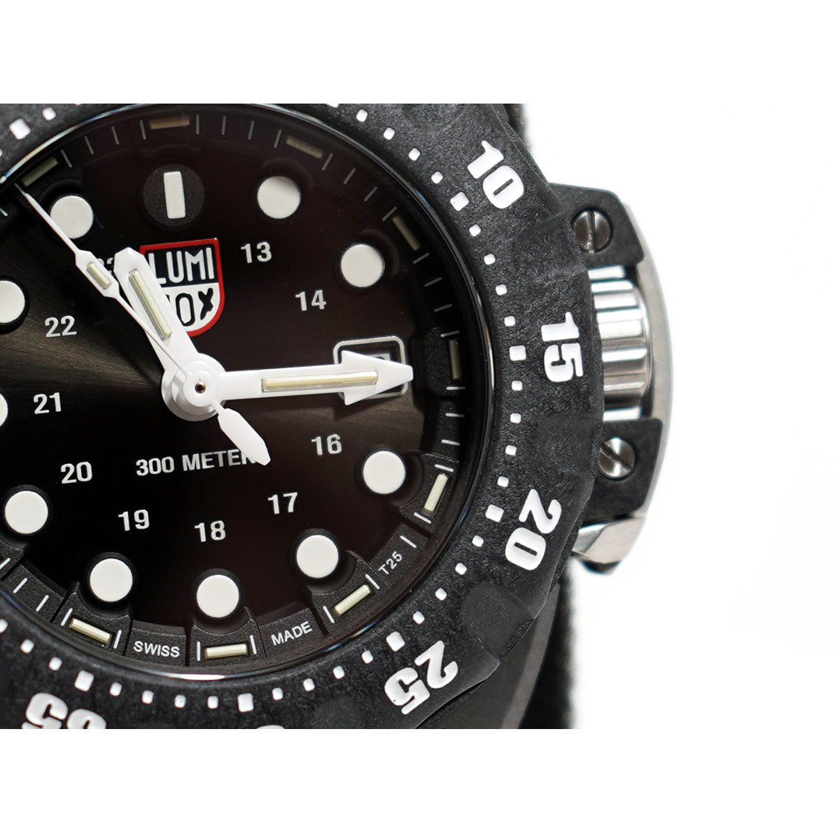 [ new goods genuine article USA buy ]Luminox Luminox # SCOTT CASSELL DEEP DIVE Ref.1551 # black #T25 wristwatch deep large b