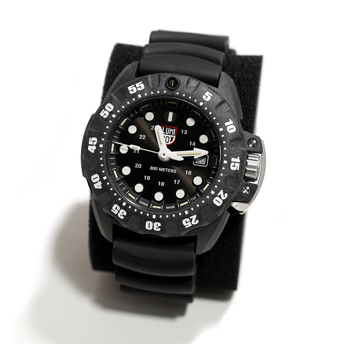 [ new goods genuine article USA buy ]Luminox Luminox # SCOTT CASSELL DEEP DIVE Ref.1551 # black #T25 wristwatch deep large b