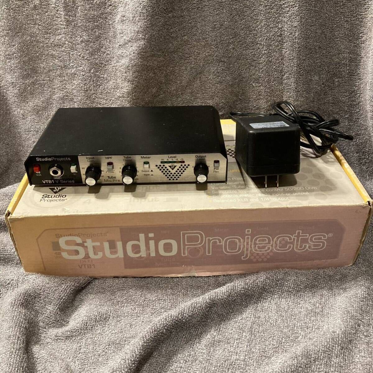  name machine vacuum tube microphone preamplifier Studio Projects VTB1 vacuum tube grade up distinguished family SOVTEK 12AX7 installing gloss ... stickiness exist middle solid feeling eminent 