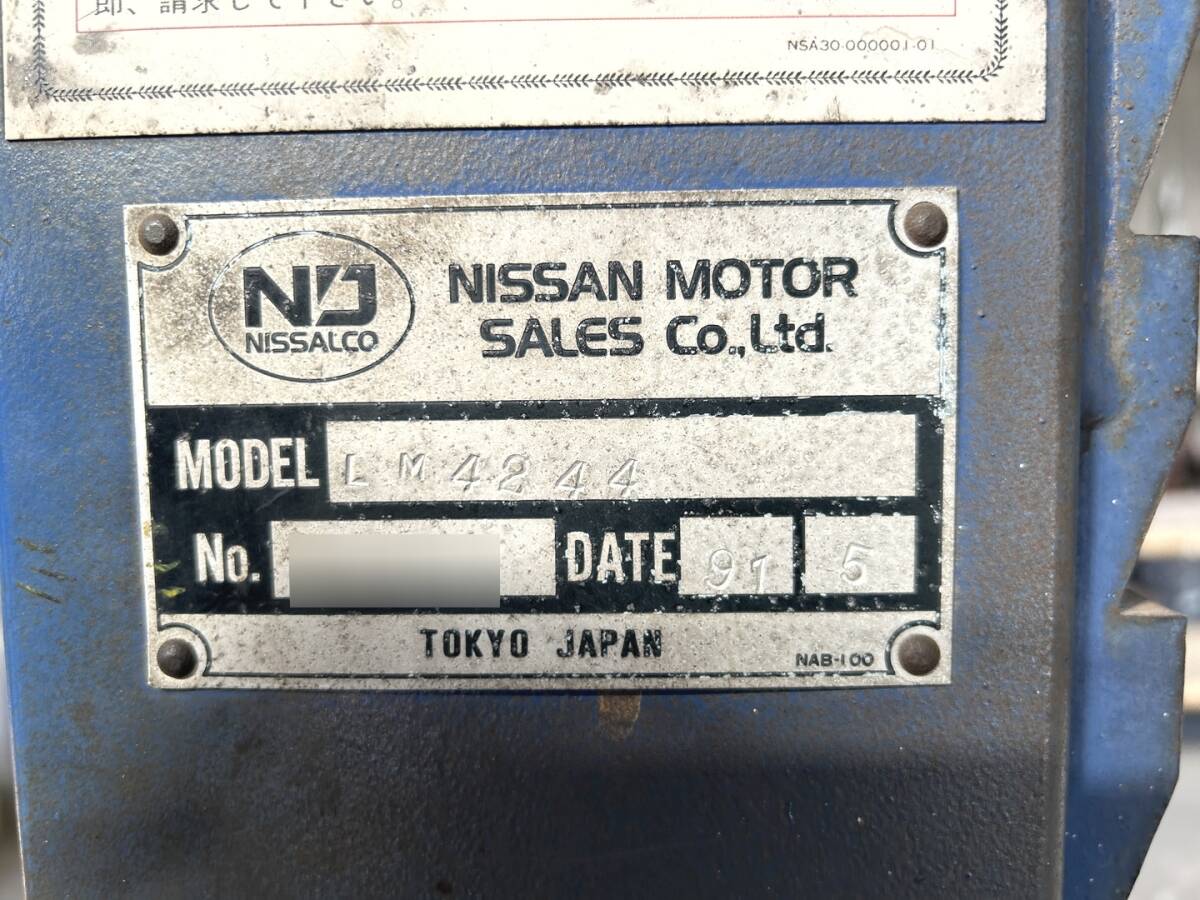 11394 used pickup limitation . type 2 pillar lift s gear sbi car monLM4244 NSA30 ability 3t floor on Altia nissa ruko two pillar automobile maintenance machine tool . type 