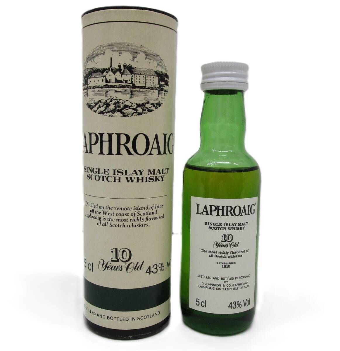 LAPHROAIG/ラフロイグ ミニボトル 10年 43％ 750mlの画像1