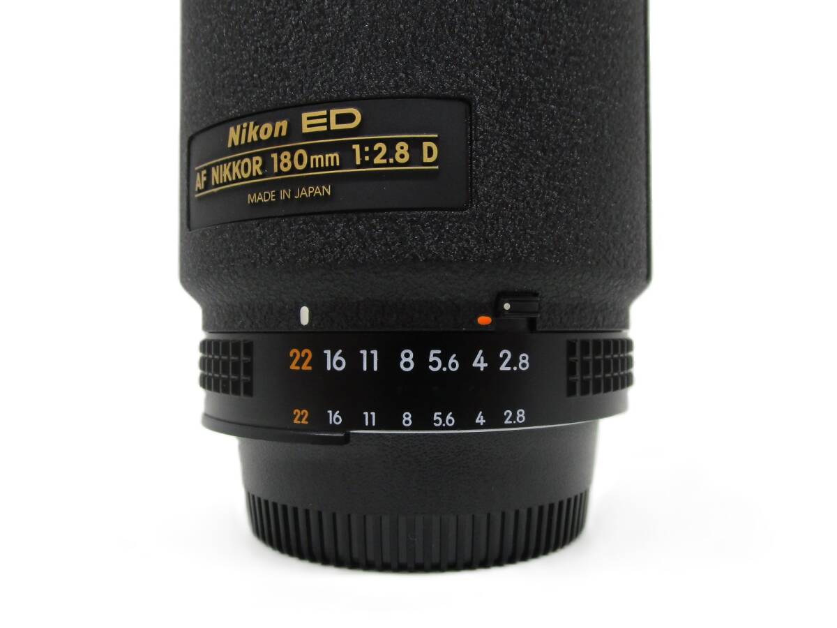 Nikon AF Nikkor ED 180m AF NIKKOR 180mm 1:2.8D ED カメラレンズ_画像7