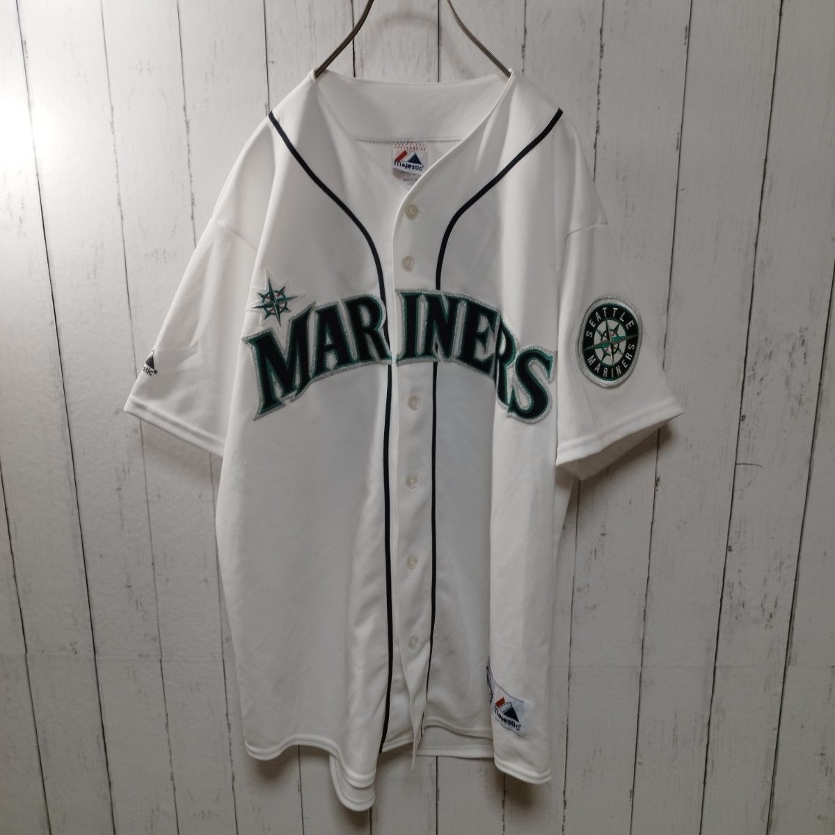 Majestic】MLB シアトルマリナーズ イチロー ユニフォーム 1013 Majestic】MLB シアトルマリナーズ イチロー ユニフォーム 1013
