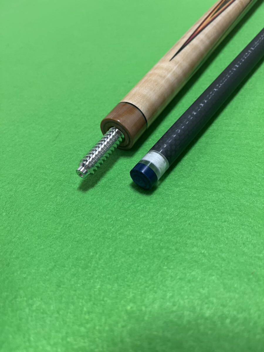 Hama Cues カスタムキュー カーリーメイプル4剣 - ビリヤード Hama Cues カスタムキュー カーリーメイプル4剣 - ビリヤード