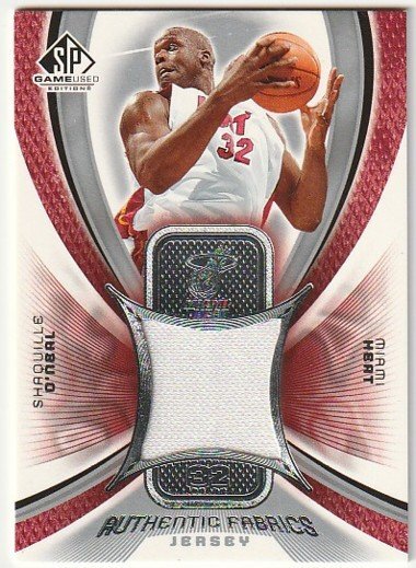 2005-06 UD SP GAME USED Shaquille O'Neal JERSEY MIAMI HEAT_画像1
