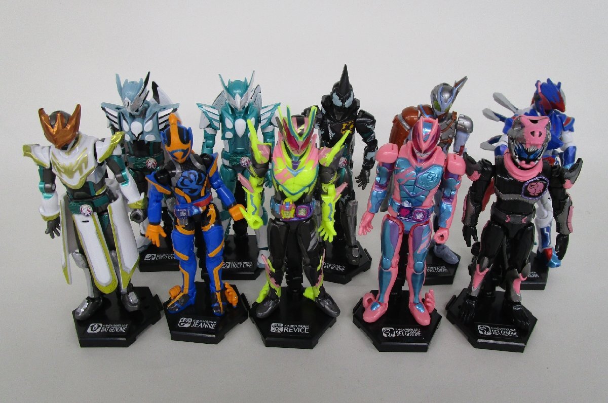  Bandai Shokugan equipment moving Kamen Rider li vise etc. 10 body assortment set [ Junk ]ukt040812