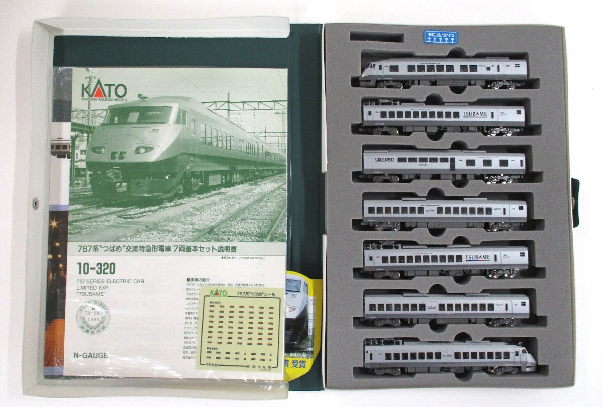 KATO 10-320 787系 つばめ 交流特急形電車 7両基本セット 1993年ロット【D】krn041021_画像3