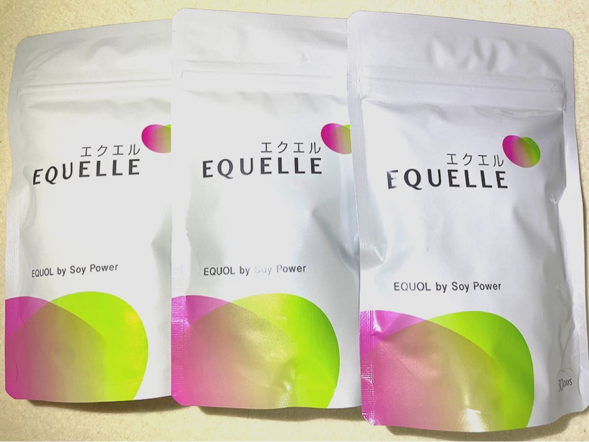 3袋　正規品　エクエル EQUELLE パウチ120粒 約 30日分 大塚製薬 大塚製薬エクエル エクオール 女性用　大豆