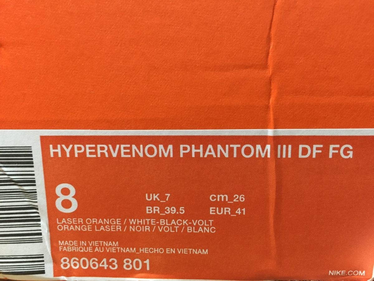 FAST AF Hypervenom Phantom 3 Elite DF FG. Nike.com SI