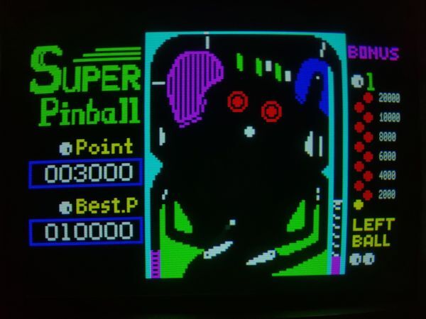 【動作品・テープ】SUPER PINBALL スーパーピンボール NEC PC-8001のゲームソフトの画像2