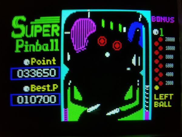 【動作品・テープ】SUPER PINBALL スーパーピンボール NEC PC-8001のゲームソフトの画像9