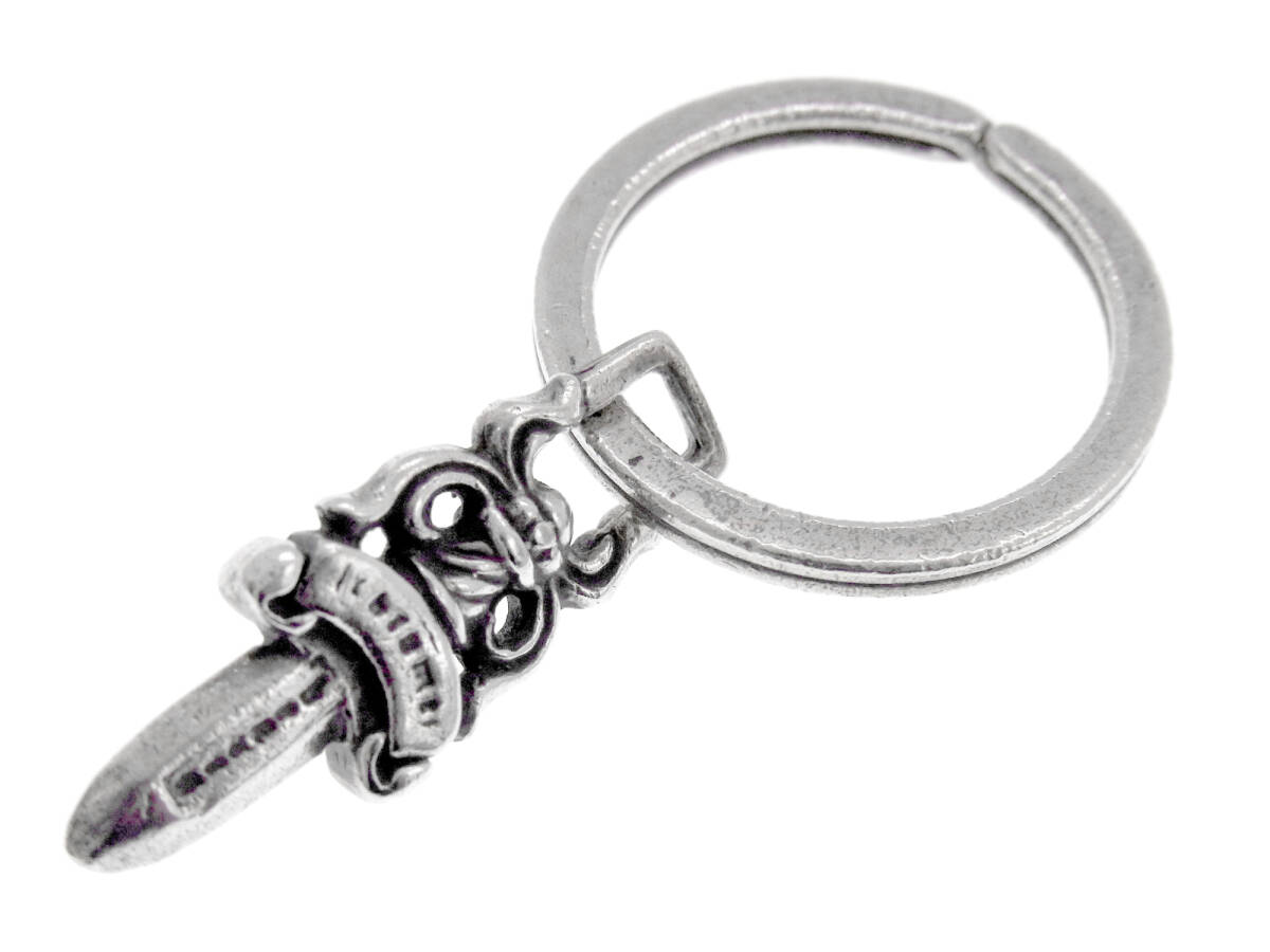  Chrome Hearts CHROME HEARTS # [ No5 DGGR ] #5daga- кольцо для ключей серебряный брелок для ключа 33335