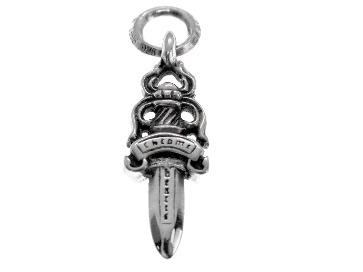 クロムハーツ CHROME HEARTS ■ 【 #5 DAGGER 】 ダガー チャーム シルバー ネックレス トップ　s2979_画像2